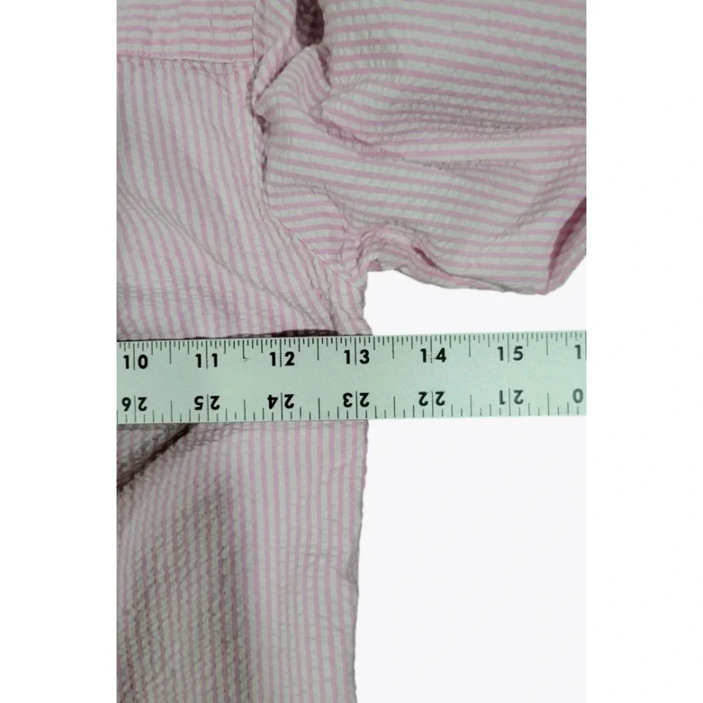 Polo Ralph Lauren Boys Size 4T Pink Stripe Button Down Shirt Coastal Preppy